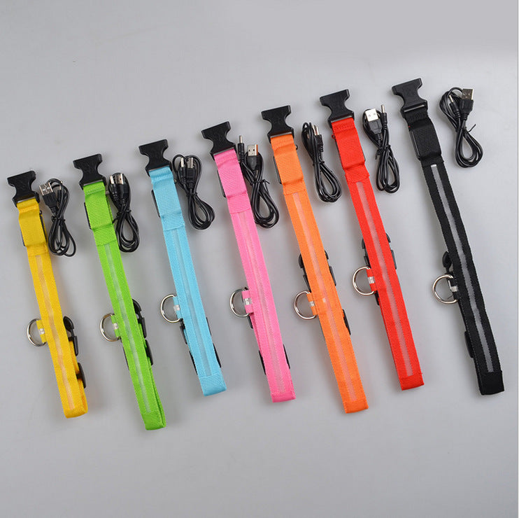 LED Dog/Cat Luminous Collar Night Safety