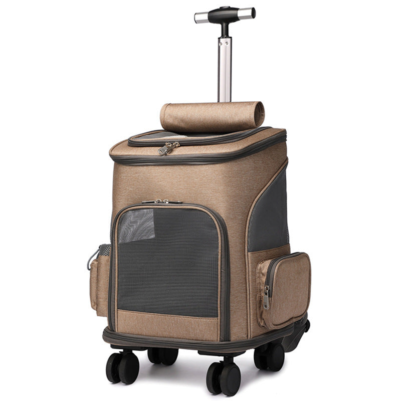 Folding Trolley Cat/Pet Traveling Backpack