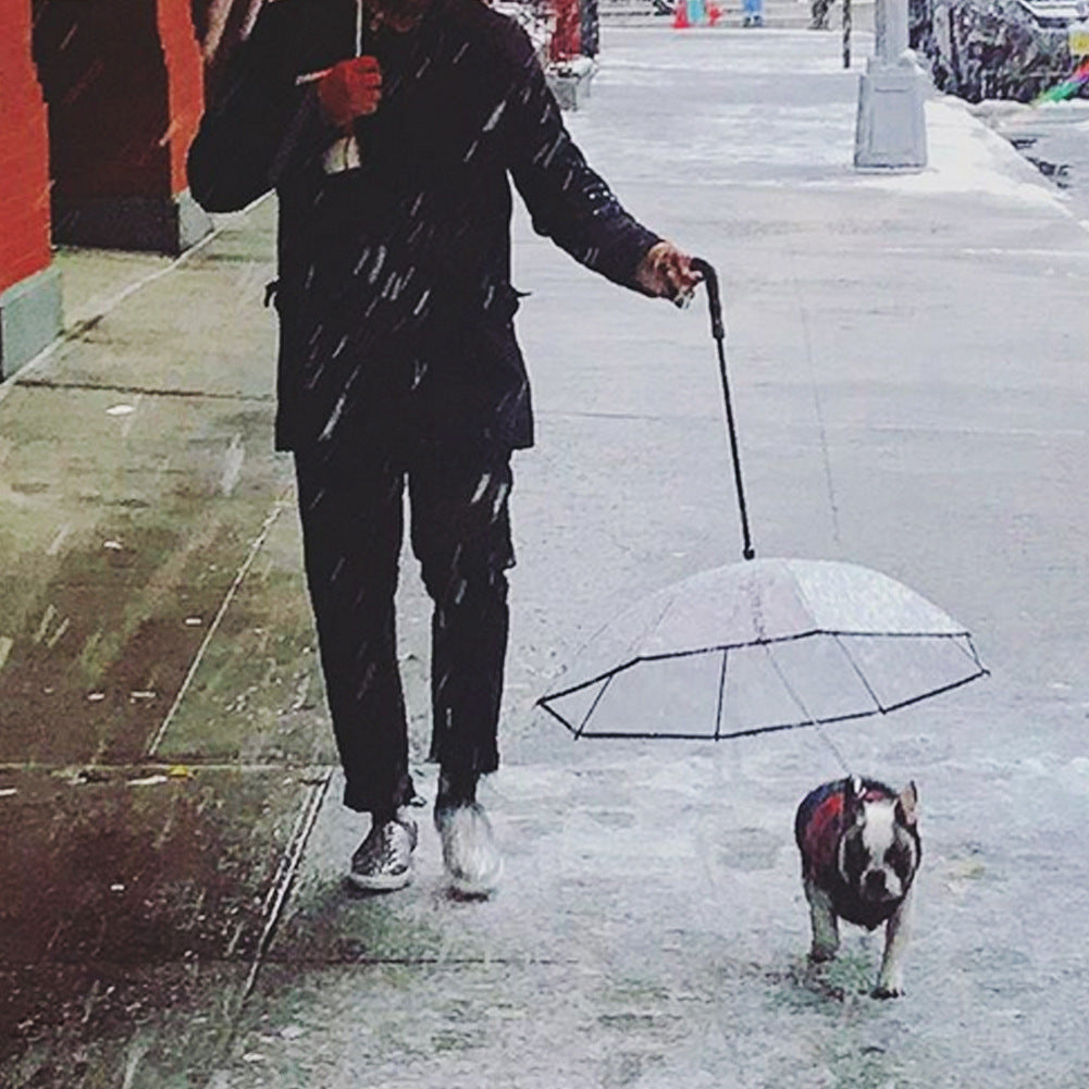 Dog's Umbrella With Traction Chain