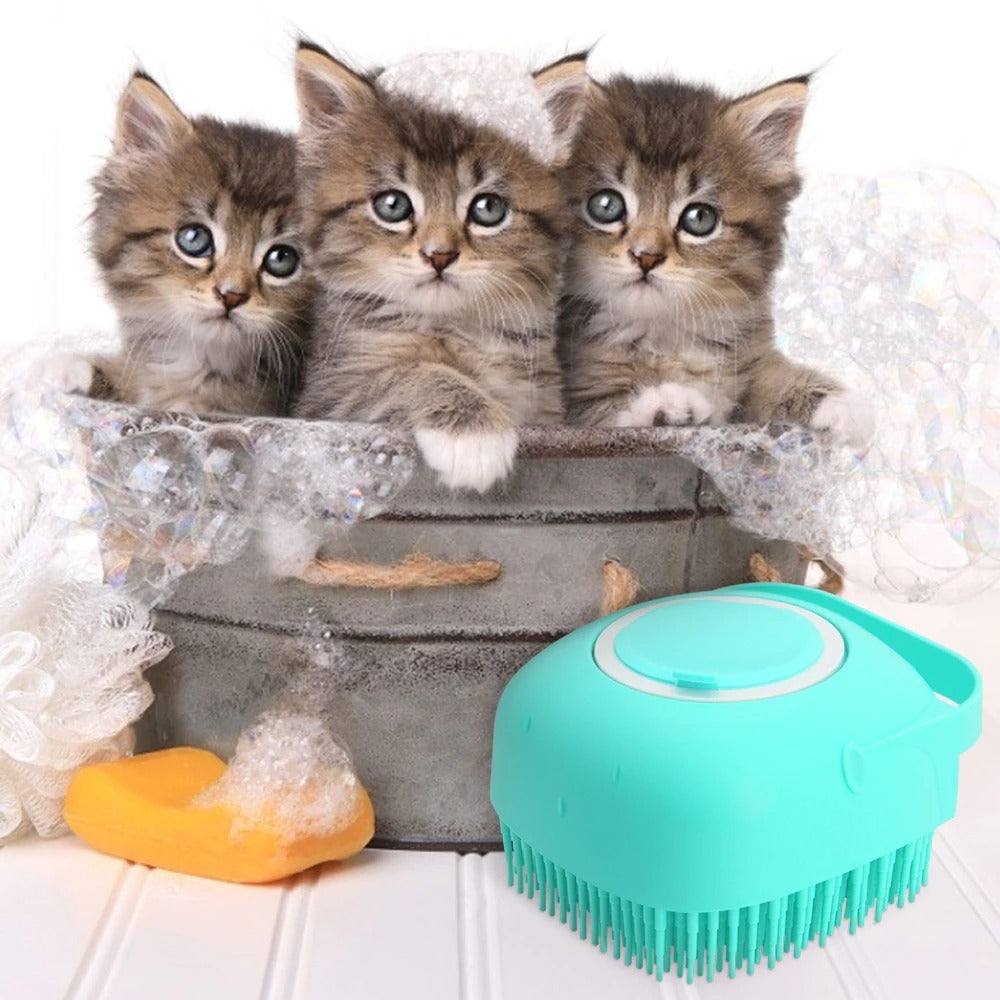 Dog and Cat Shampoo Massager Brush