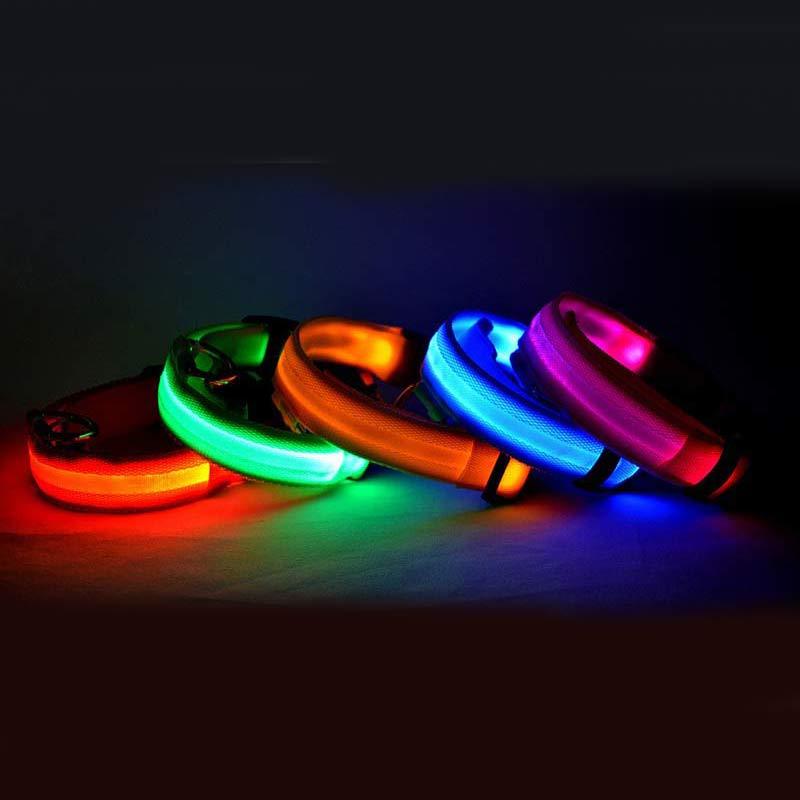 LED Dog/Cat Luminous Collar Night Safety