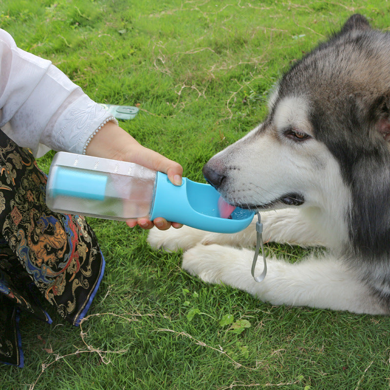 Portable Cat/Dog Water and Food Bottle 3 In 1