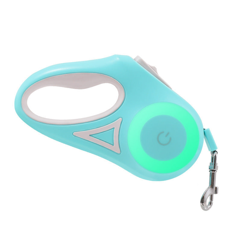 Dog Retractable Leash and Collar with Spotlight Automatic