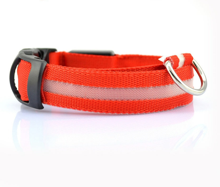 LED Dog/Cat Luminous Collar Night Safety