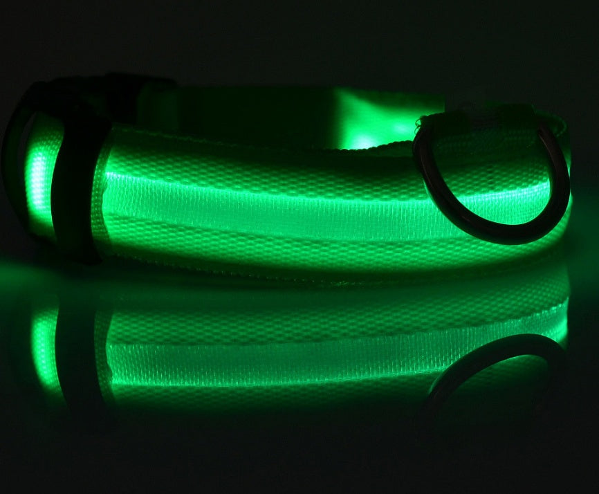 LED Dog/Cat Luminous Collar Night Safety