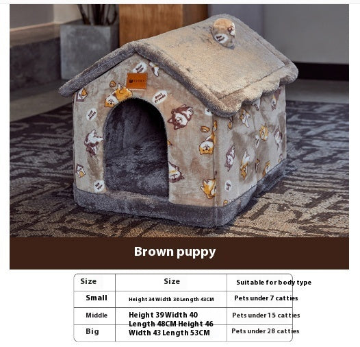 Foldable Dog Cat Pet House