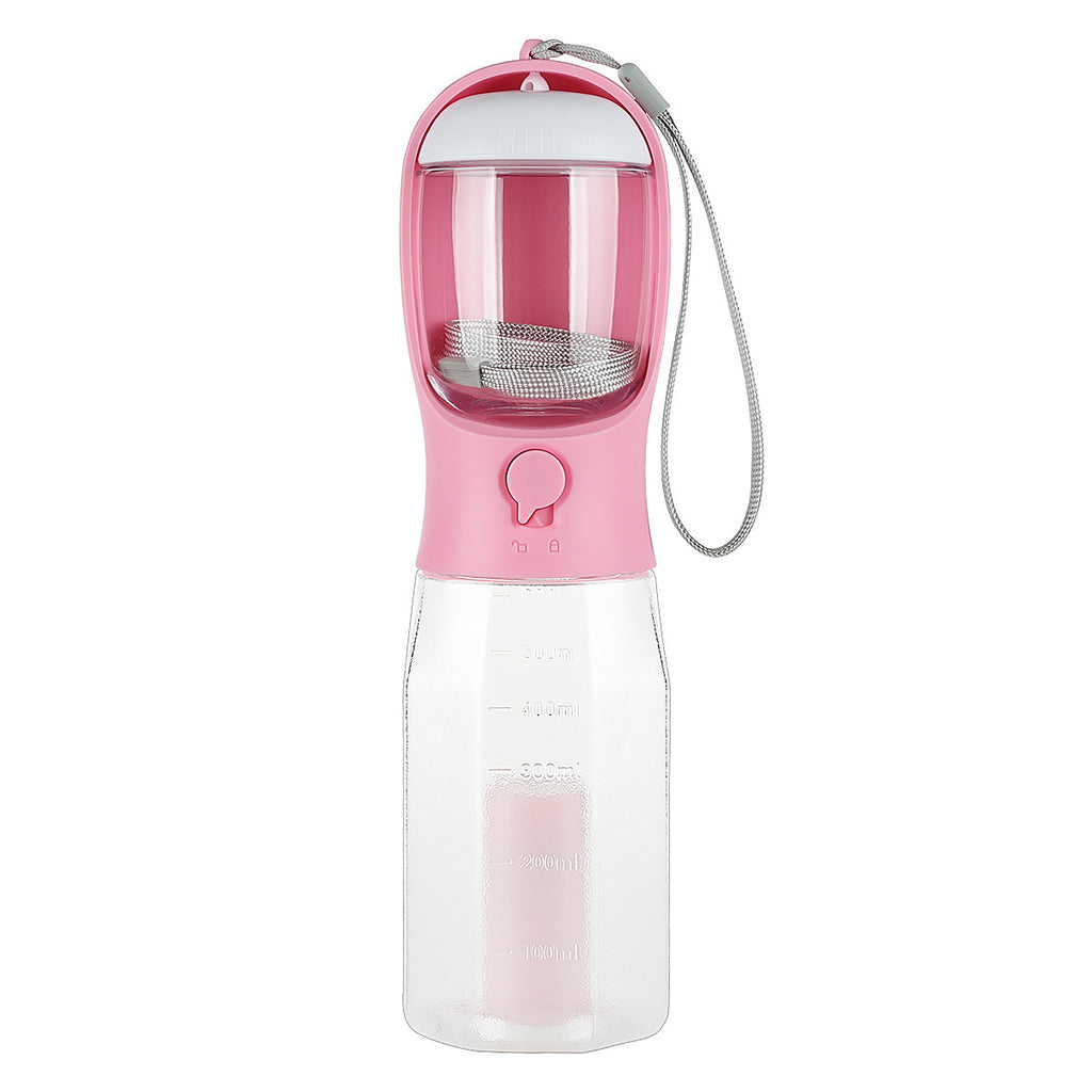 Portable Cat/Dog Water and Food Bottle 3 In 1