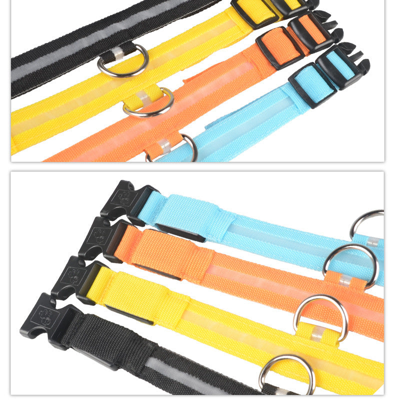 LED Dog/Cat Luminous Collar Night Safety