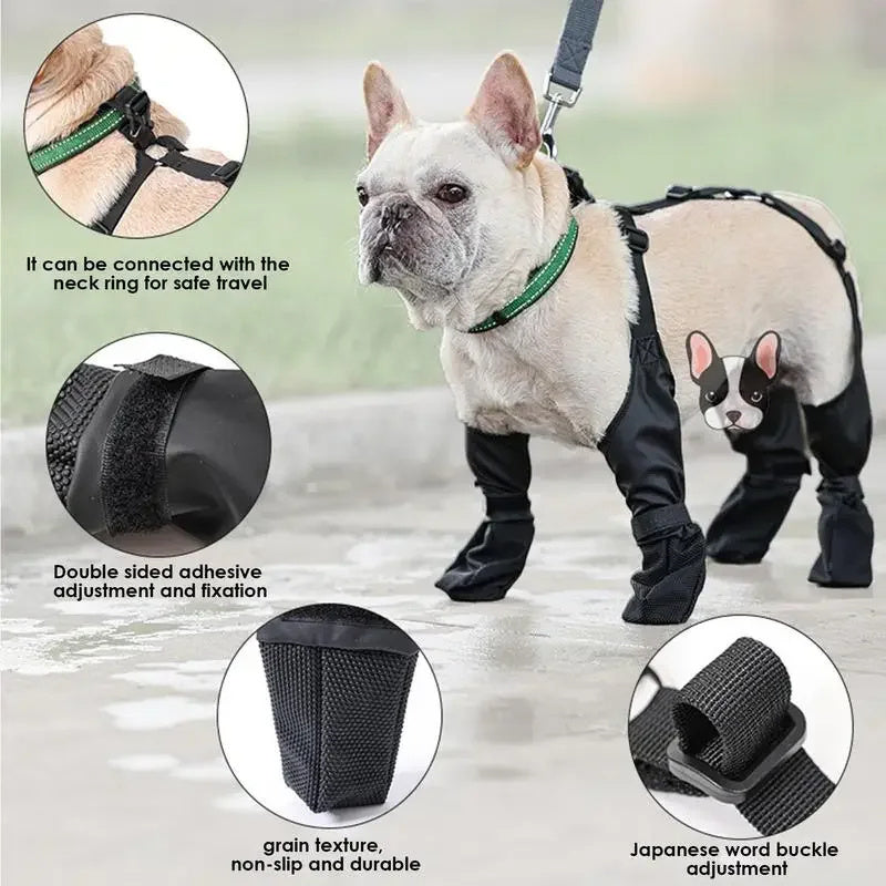 Waterproof Adjustable Dog Shoes